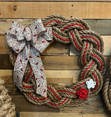 Winter Redbird Wreath