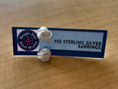 Knot Stud Sterling Earrings