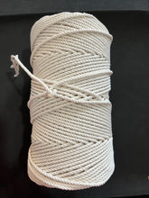 Load image into Gallery viewer, Cotton Cord  3-Strand  5 Pound Spools