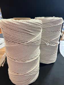 Cotton Cord  3-Strand  5 Pound Spools