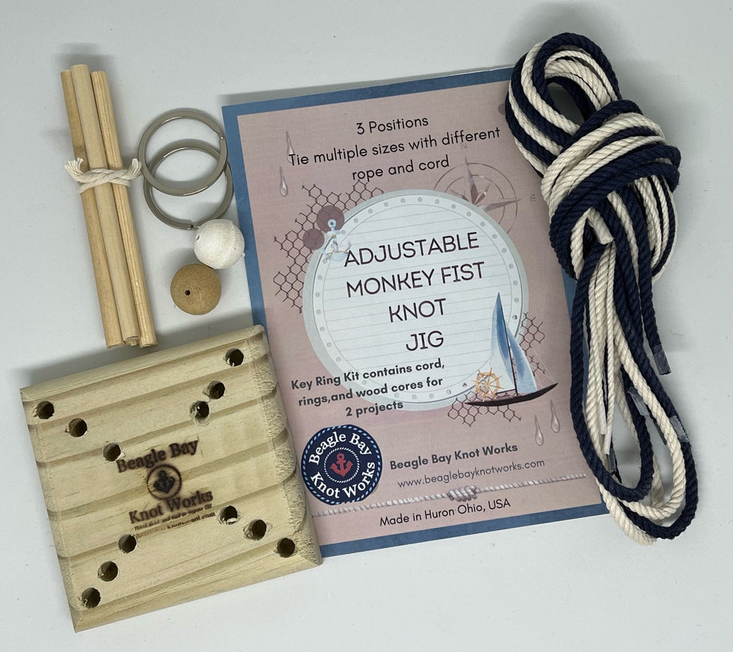 Adjustable Monkey Fist Knot Jig