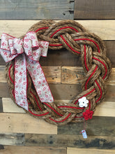 Load image into Gallery viewer, Red Winter Mittens Wreath
